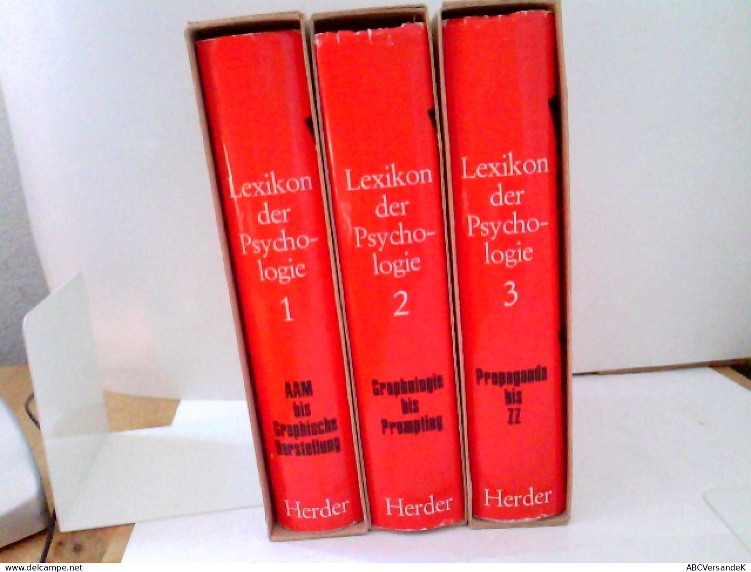 Konvolut: 3 Bände (von3) Lexikon Der Psychologie - Kpl Ausgabe. - Psicologia