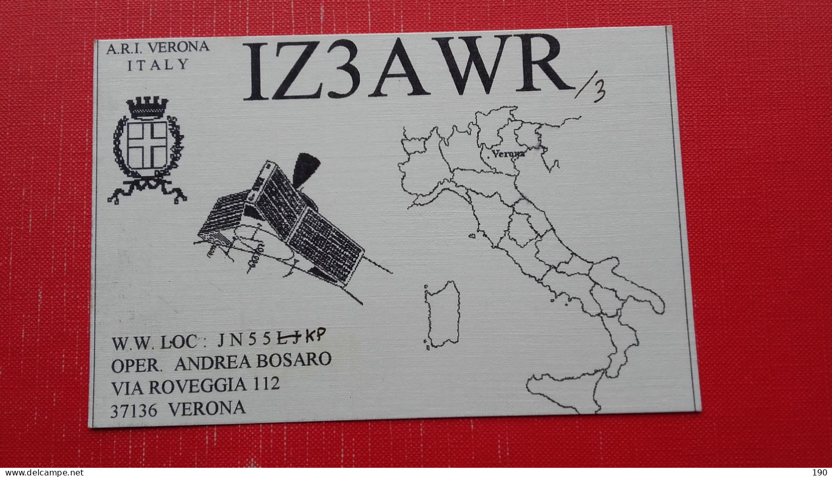 Italia/Italy.Andrea Bosaro,Verona - Radio Amateur