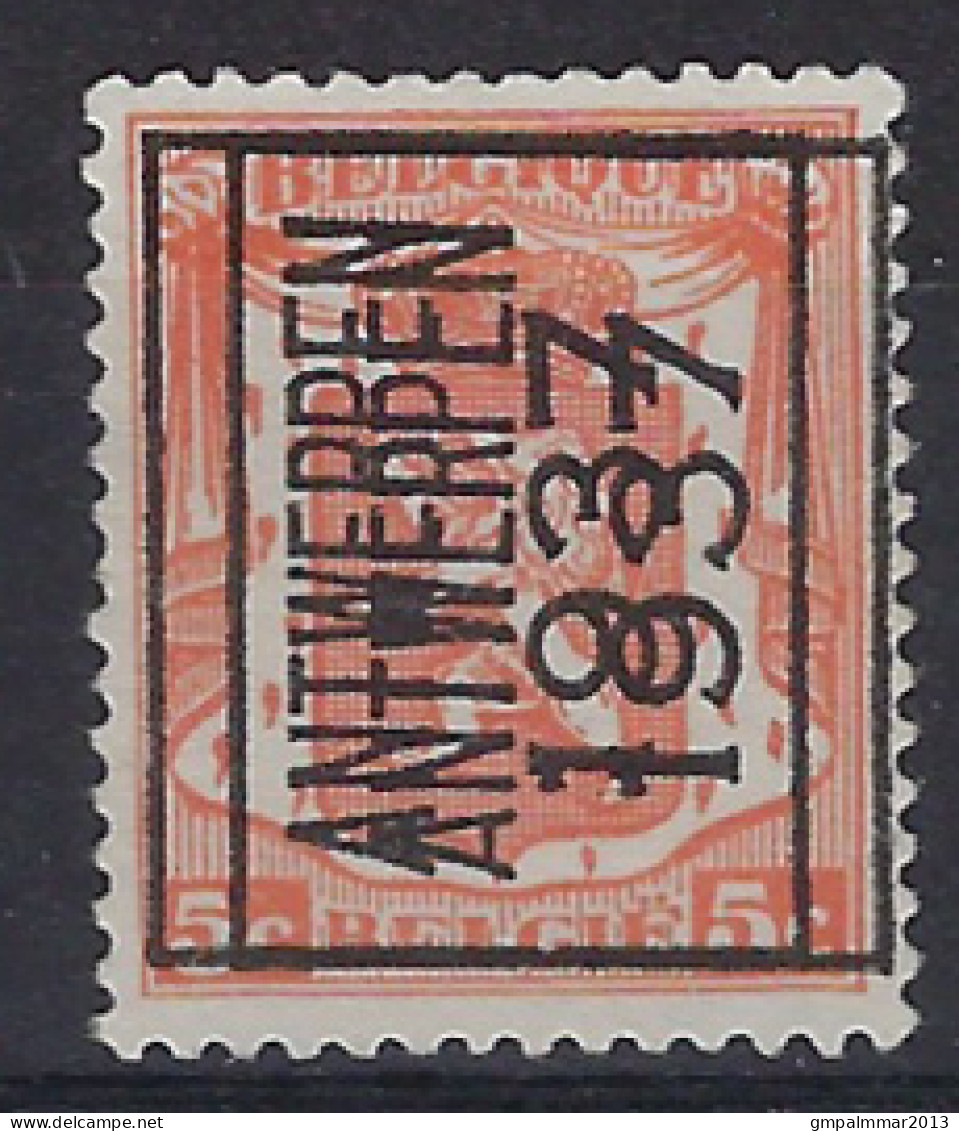 DUBBELDRUK / IMPRESSION DOUBLE TYPO Voorafgestempeld Nr. 323F Positie A  ANTWERPEN  1937  ;  staat Zie Scan ! - Typo Precancels 1936-51 (Small Seal Of The State)