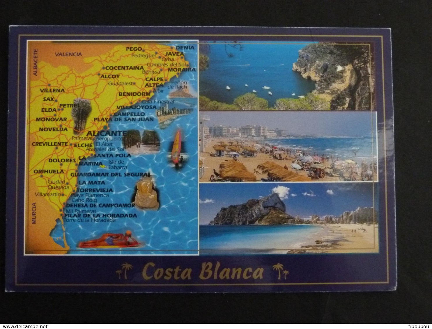 ESPAGNE ESPANA SPAIN AVEC TIMBRE ADHESIF POST BY ME (POSTE PRIVEE) - JAVEA LA MATA TORREVIEJA CALPE - Cartas & Documentos