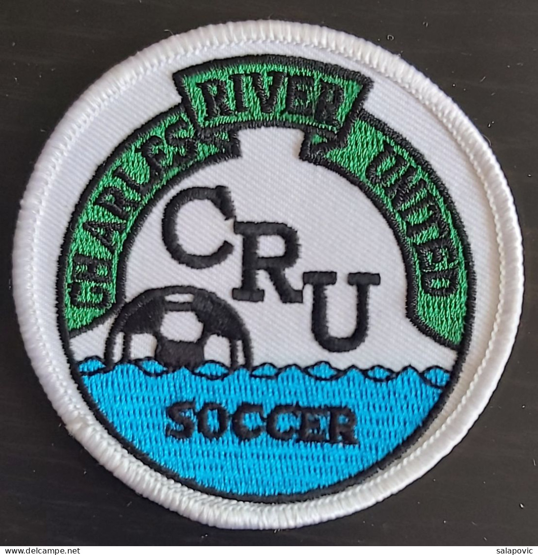 Charles River United Soccer Association Football Soccer Club Fussball Calcio Futbol Futebol  PATCH - Habillement, Souvenirs & Autres