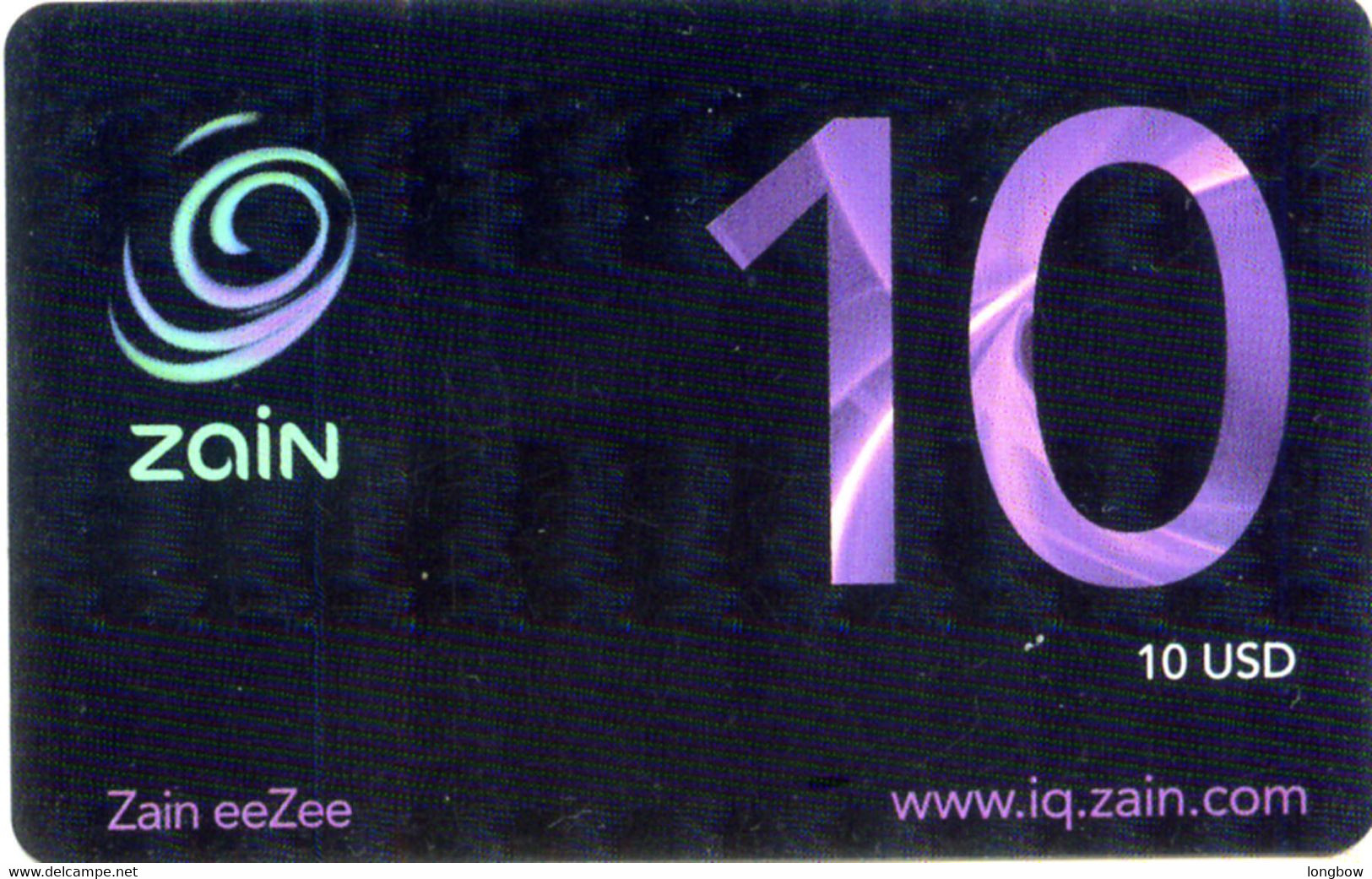 Iraq Zain Recharge Card 10 USD - Irak