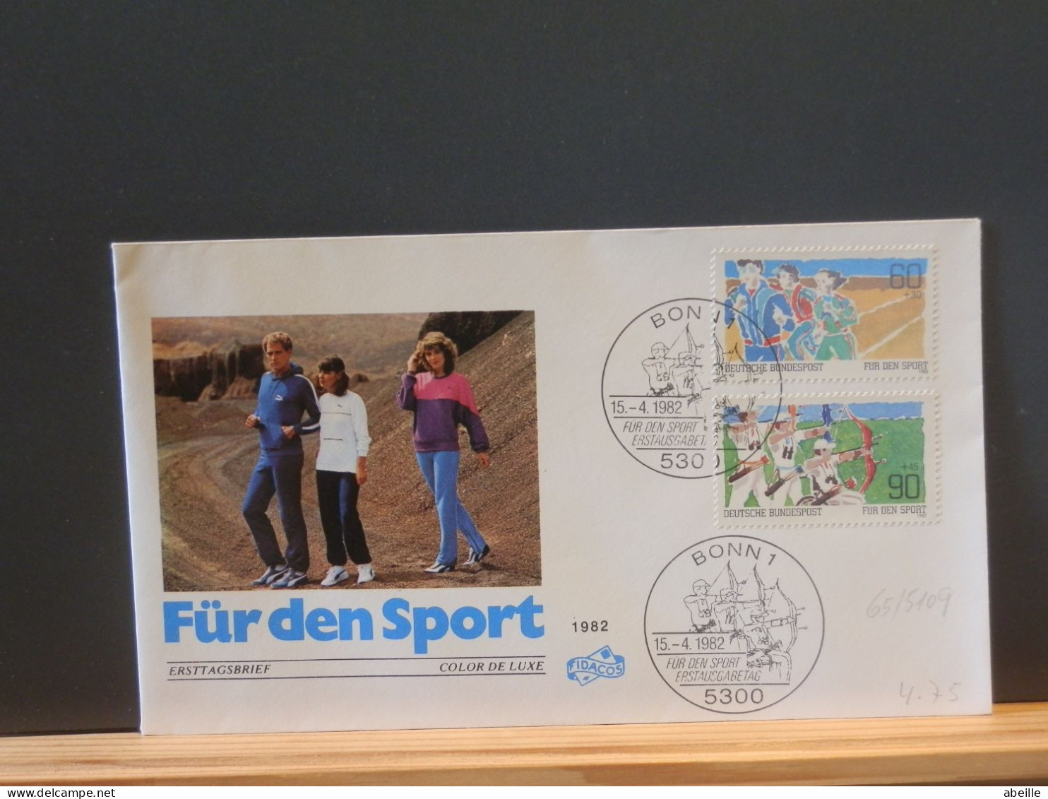 65/510Q  FDC  ALLEMAGNE - Boogschieten