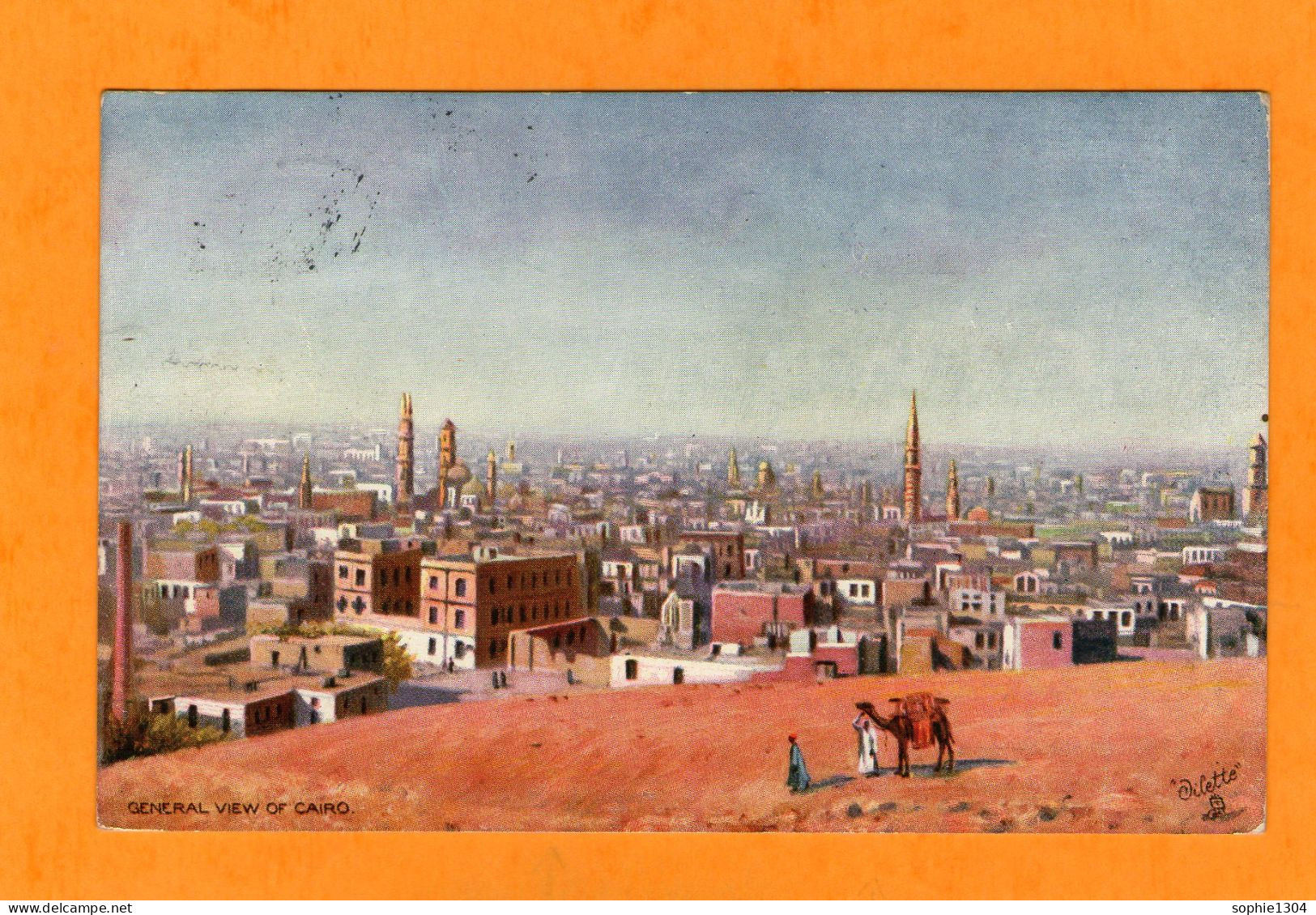 GENERAL VIEW OF CAIRO - (OILETTE) - Kairo