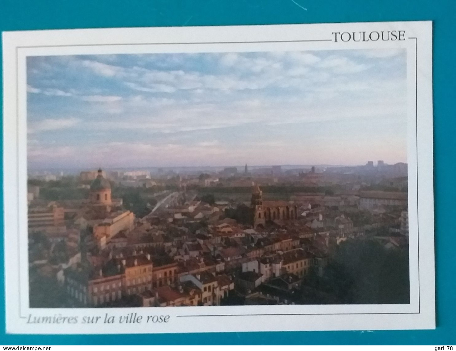 CP TOULOUSE Depuis Le Quartier Saint Cyprien, Vue Générale Sur La Ville, Le Dôme De La Grave Et L'Eglise St Nicolas - Toulouse