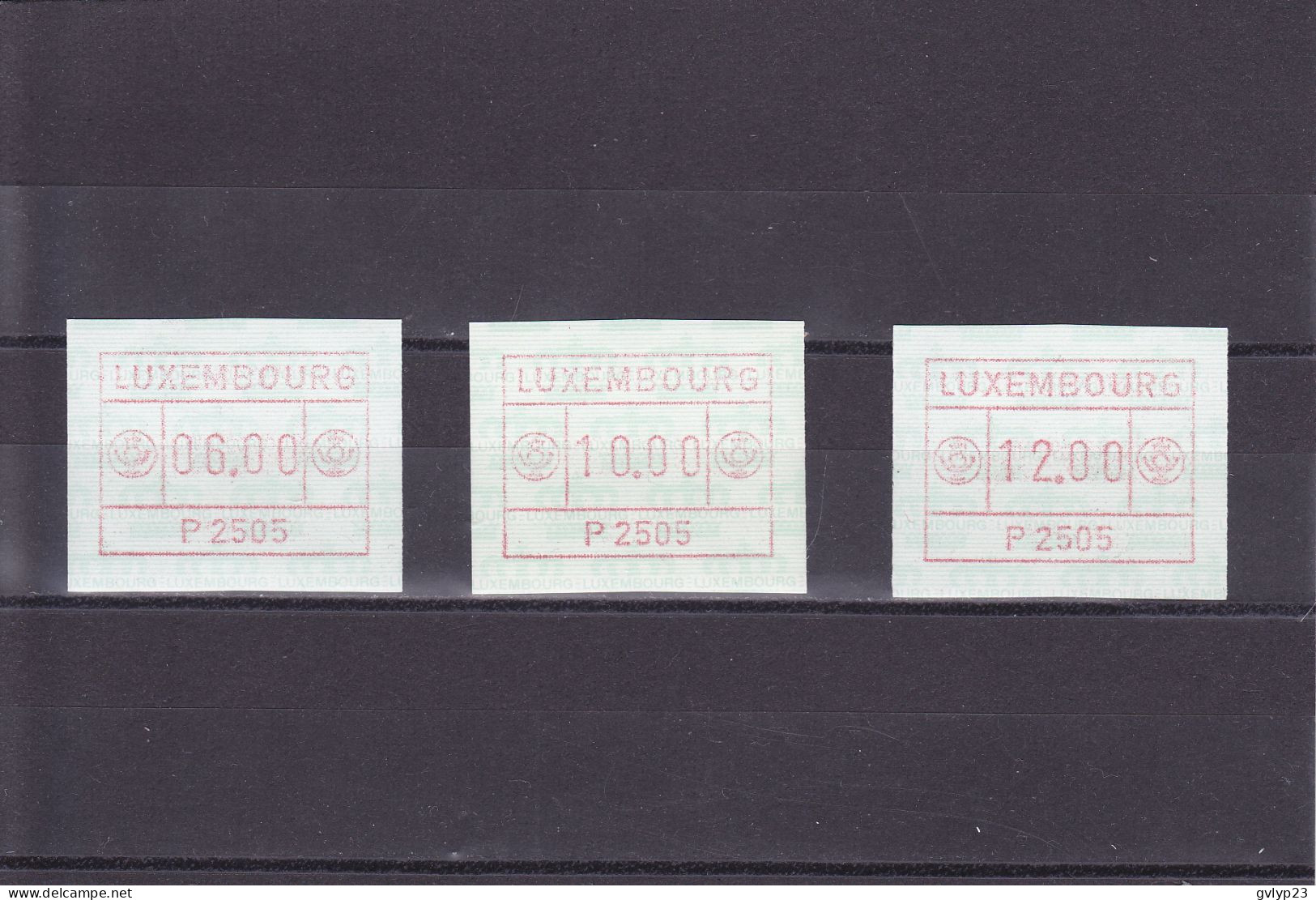 TIMBRES DE DISTRIBUTEURS UNE SéRIE DE 3 VAL 6F10F.12F/ N°1 YVERT ET TELLIER 1983 - Postage Labels