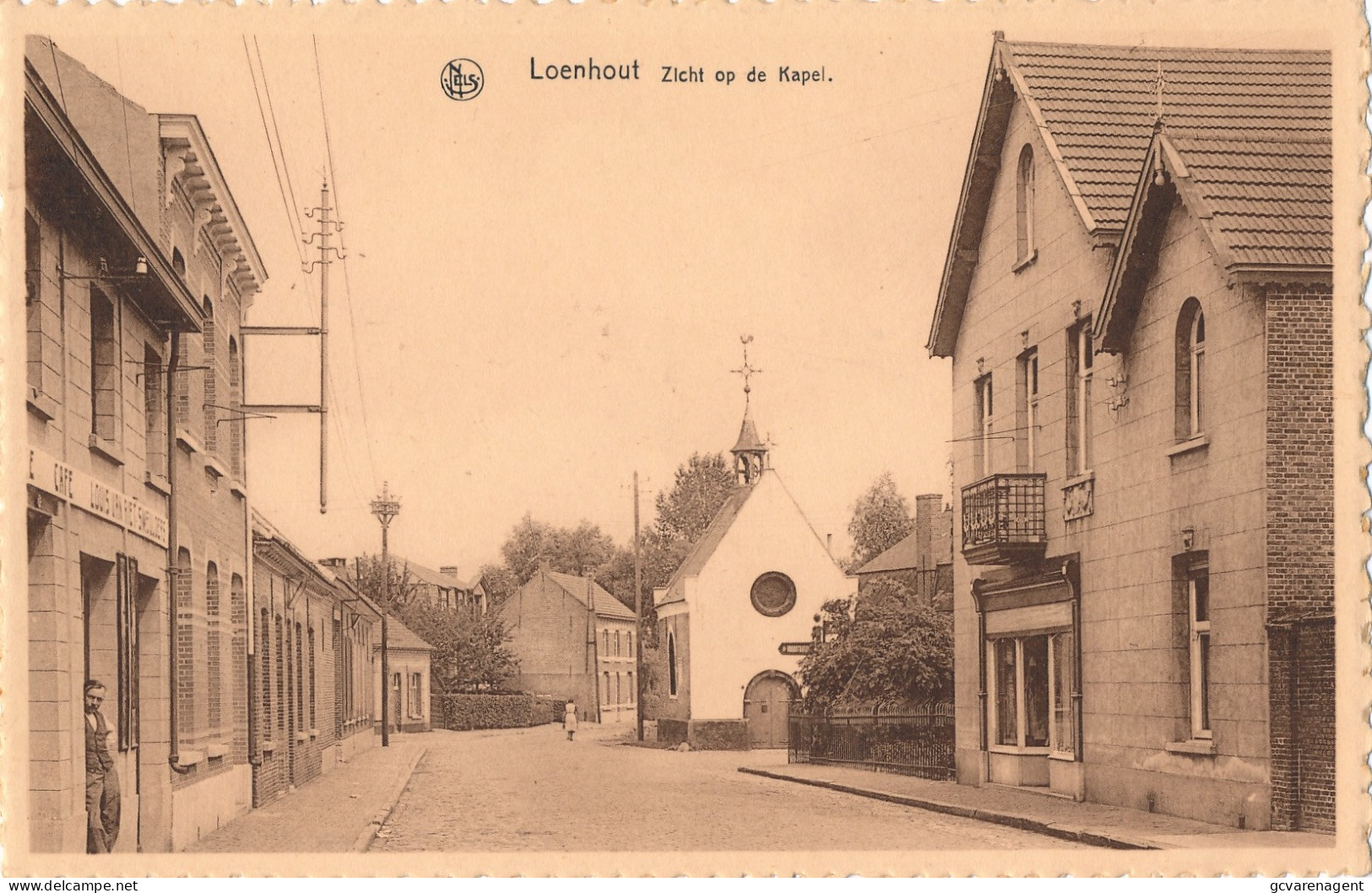 LOENHOUT   ZICHT OP DE KAPEL    2 SCANS - Wuustwezel