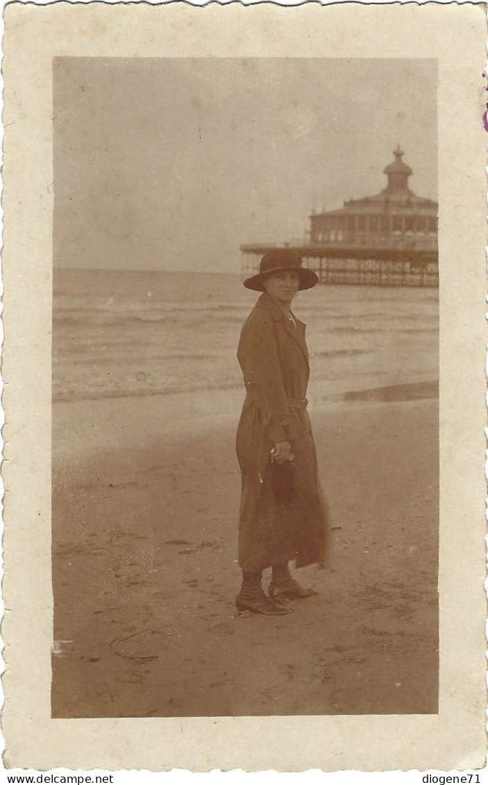 Scheveningen 1924 Private Postcard Pier Beach - Scheveningen