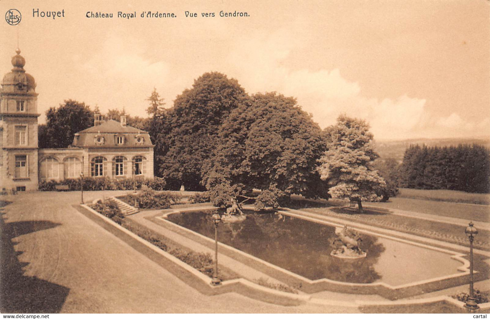 HOUYET - Château Royal D'Ardenne.  Vue Vers Gendron. - Houyet