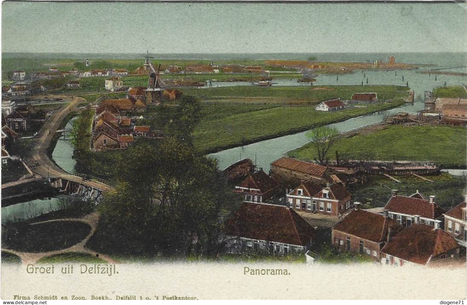 Groet Uit Delfzijl Panorama Rare - Delfzijl