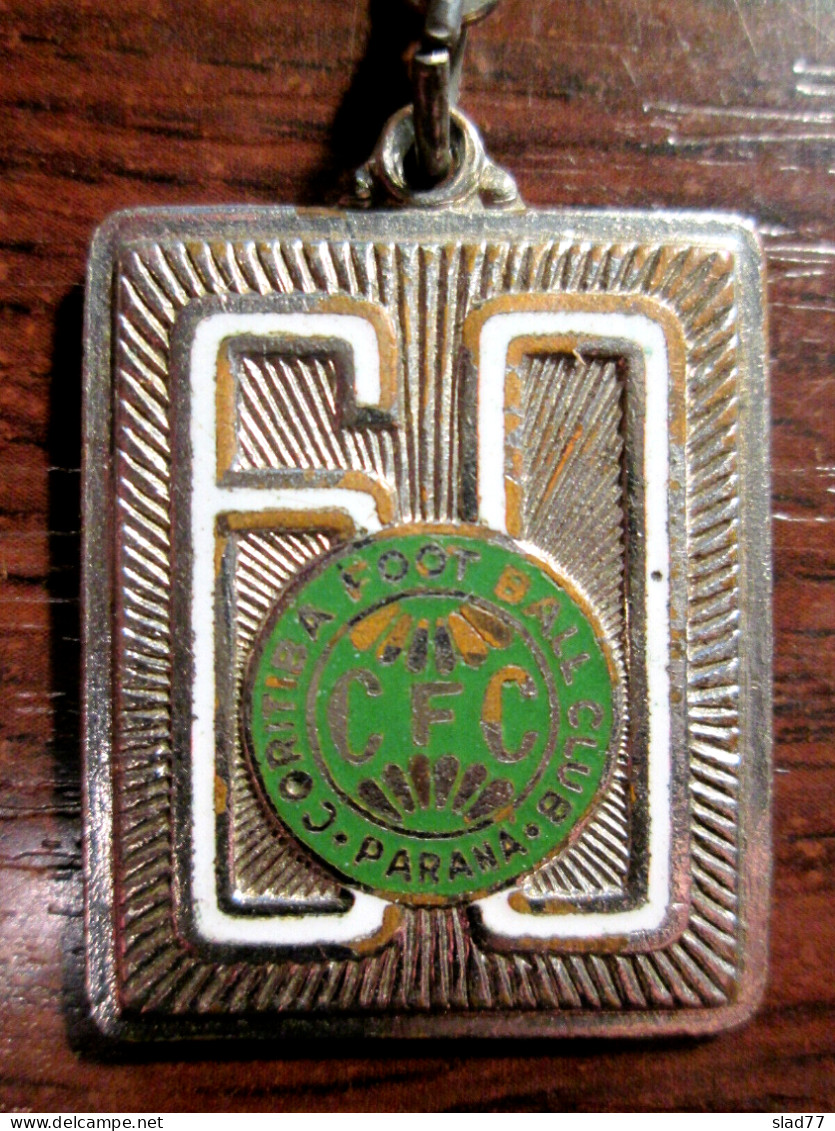 Coritiba Football Club 60 YRS Anniversary 1909-1969 Brasil Keychain - Uniformes Recordatorios & Misc