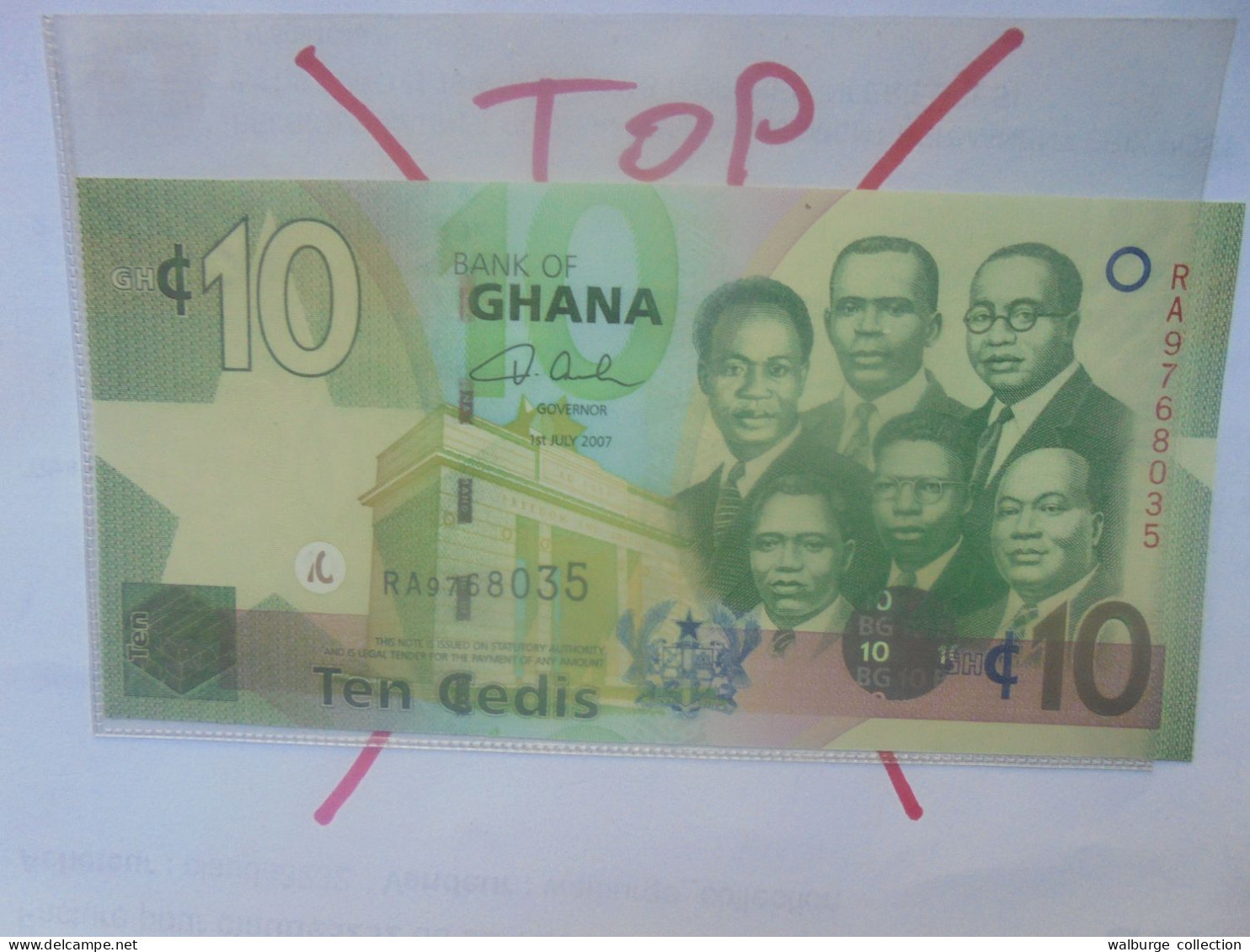 GHANA 10 CEDIS 2007 Neuf (B.29) - Ghana