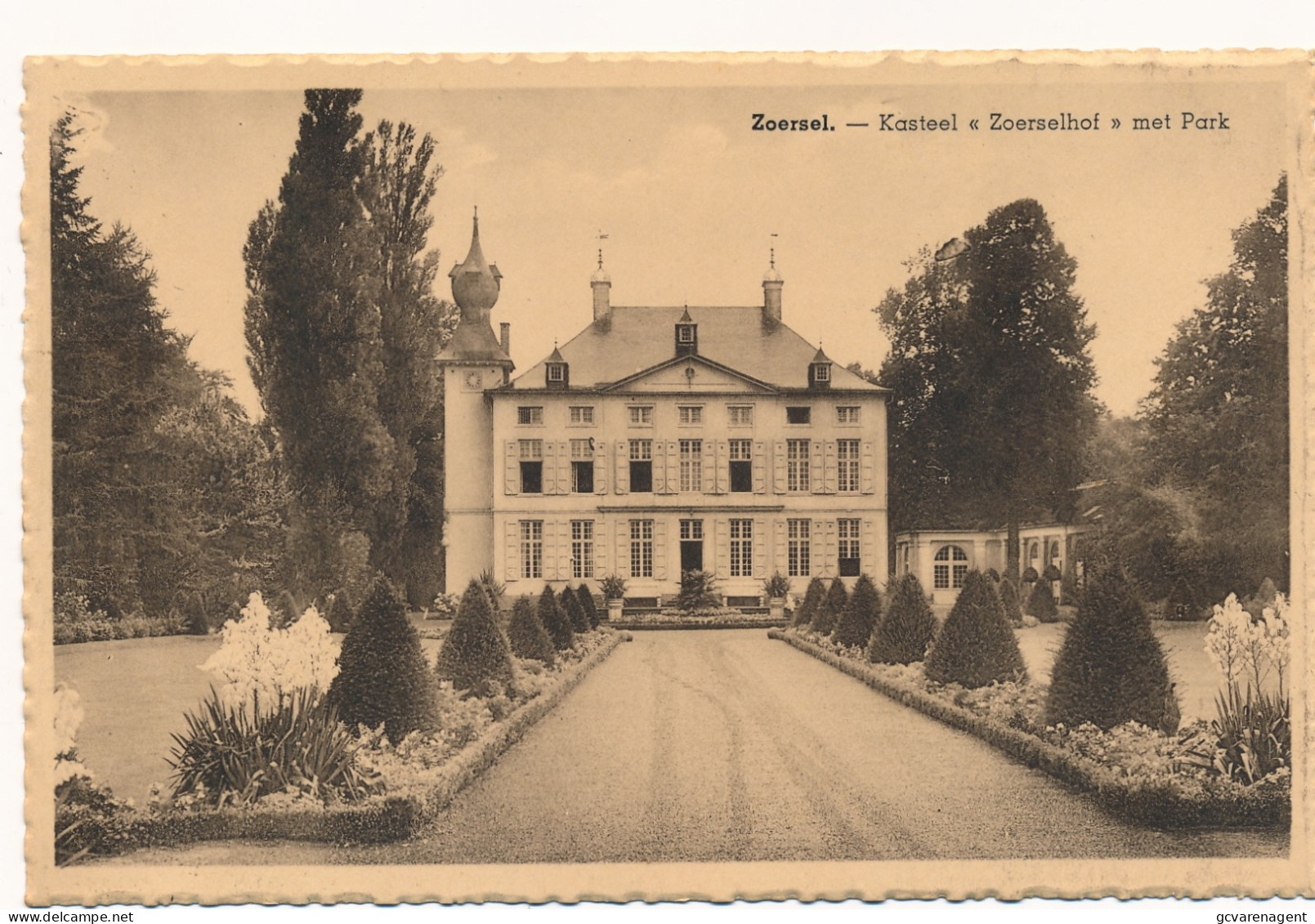 ZOERSEL     KASTEEL ZOERSELHOF MET PARK       2 SCANS - Zoersel