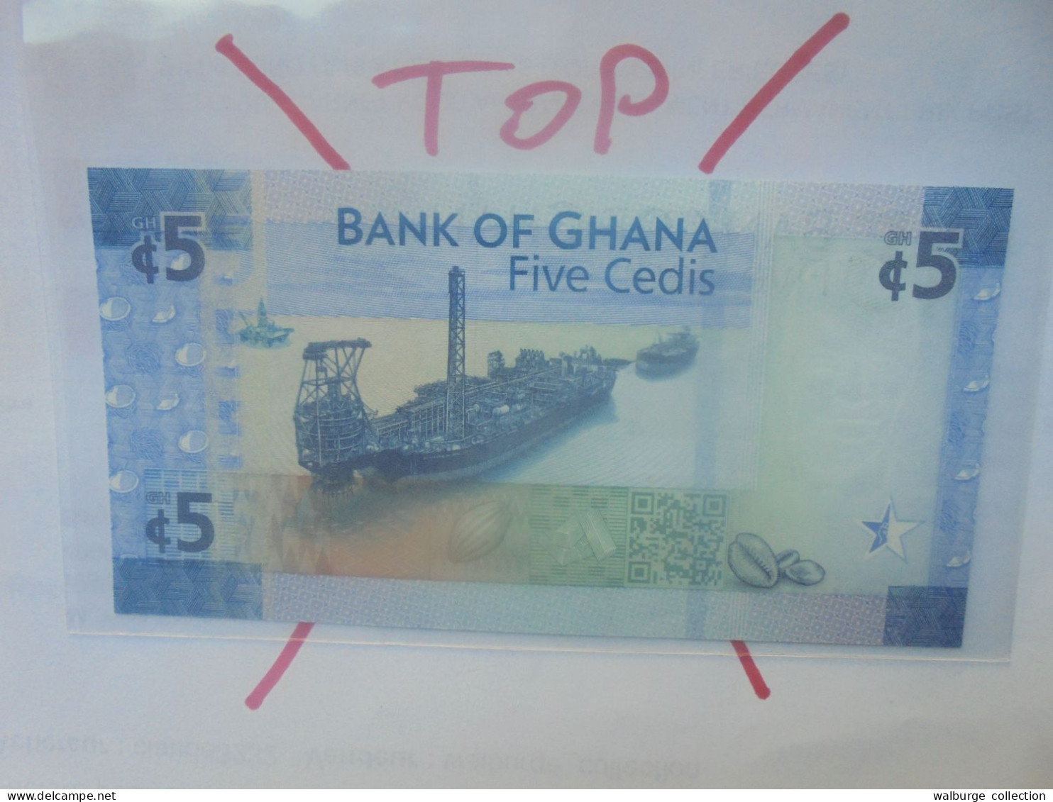 GHANA 5 CEDIS 2017 Neuf (B.29) - Ghana