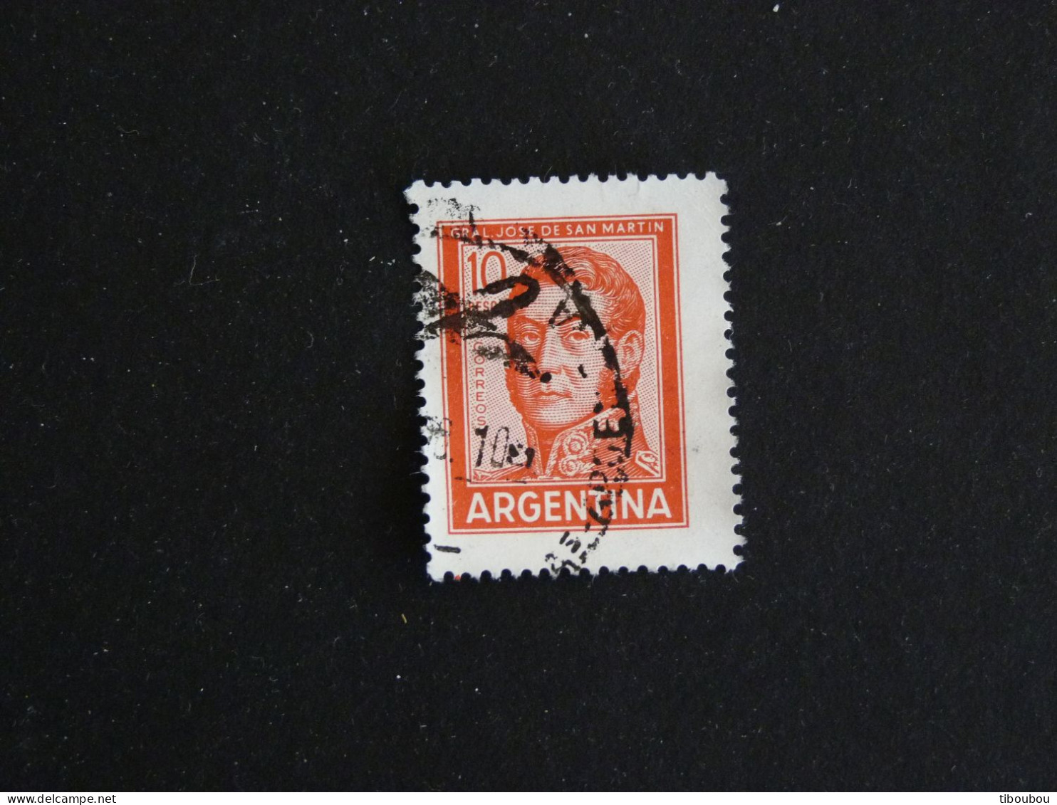 ARGENTINE ARGENTINA YT 732 OBLITERE - JOSE DE SAN MARTIN - Gebraucht