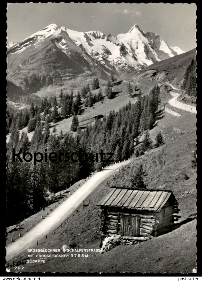 ÄLTERE POSTKARTE GROSSGLOCKNER HOCHALPENSTRASSE SÜDRAMPE MIT GROSSGLOCKNER Cpa Postcard Ak Ansichtskarte - Heiligenblut