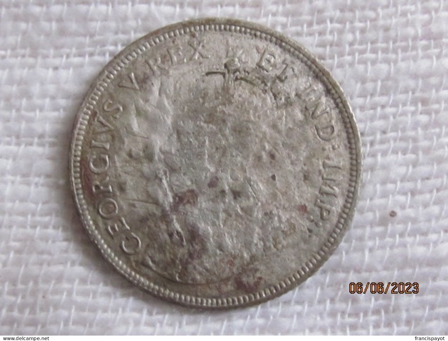 East Africa: 1 Shilling 1921 (silver) - British Colony