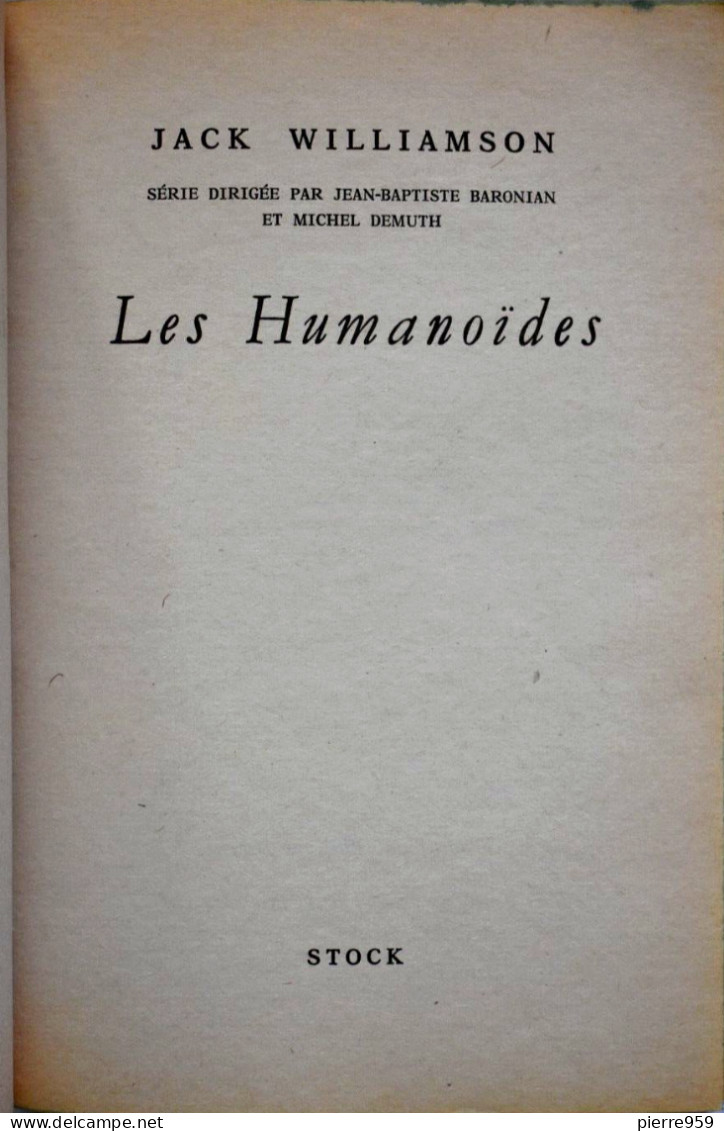 Les Humanoîdes - Jack Williamson - Stock