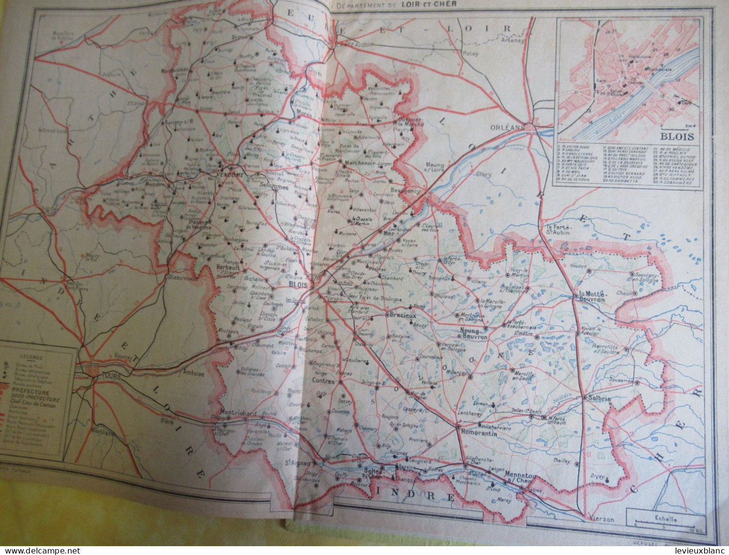 Almanach Des PTT/ Pigeons De Paris/ LOIR & CHER  /avec  Cahier / Calendrier OLLER  Paris Puteaux/ 1958   CAL518 - Groot Formaat: 1941-60