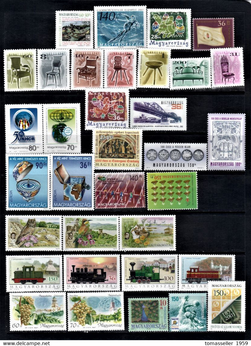 Hungary-2001 Years Set - 26 Issues.MNH - Années Complètes