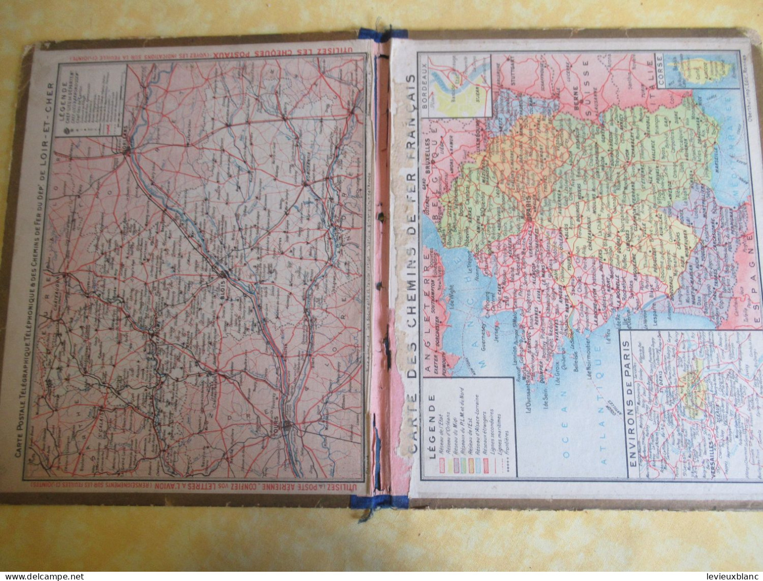 Almanach Des Postes & Des Télégraphes/Pêche à La Truite/ LOIR & CHER /Sans  Cahier / Imp. Oberthur Rennes/ 1938   CAL519 - Tamaño Grande : 1921-40