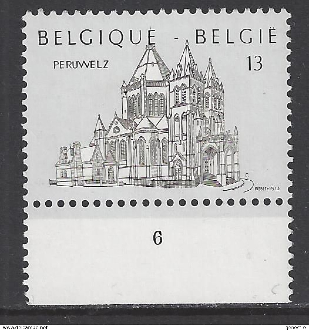 Belgique COB 2292 ** (MNH) - Planche 6 - 1981-1990