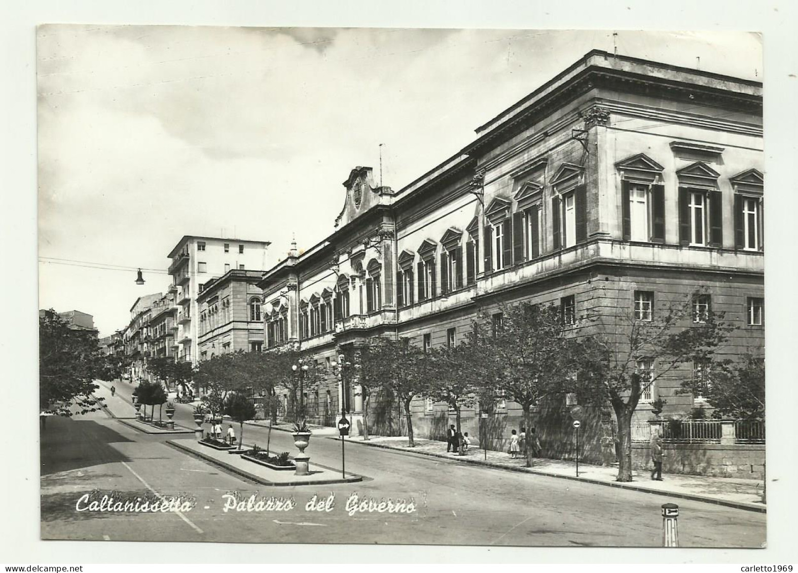 CALTANISSETTA - PALAZZO DEL GOVERNO  - VIAGGIATA FG - Caltanissetta