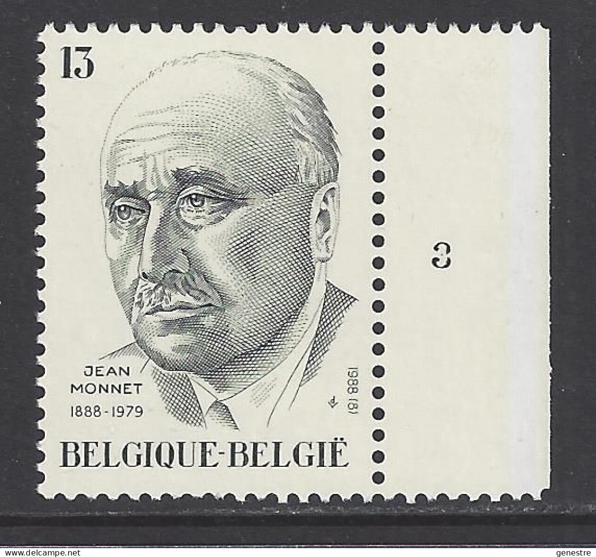 Belgique COB 2293 ** (MNH) - Planche 3 - 1981-1990