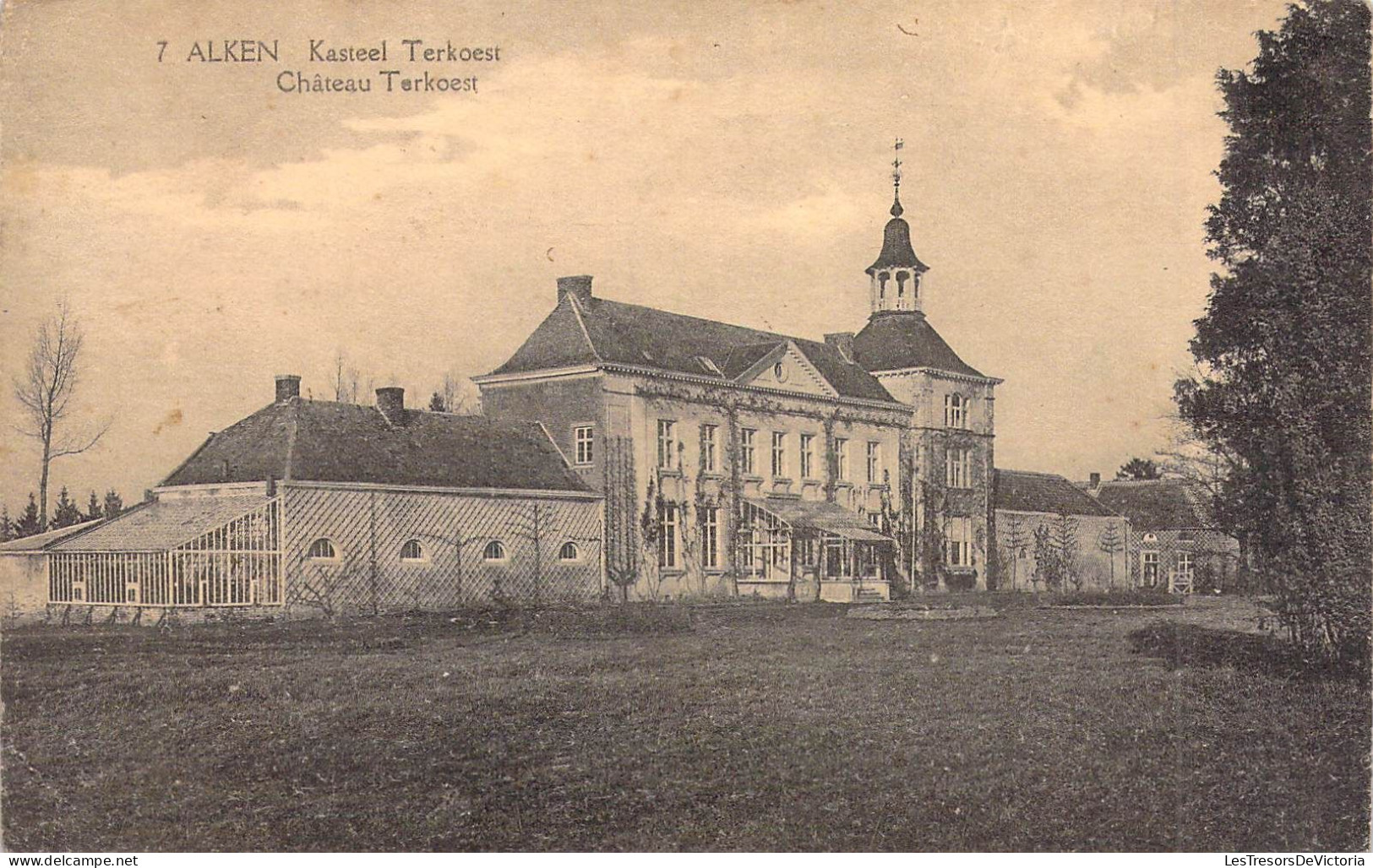 BELGIQUE - ALKEN - Château Terkoest - Carte Postale Ancienne - Alken