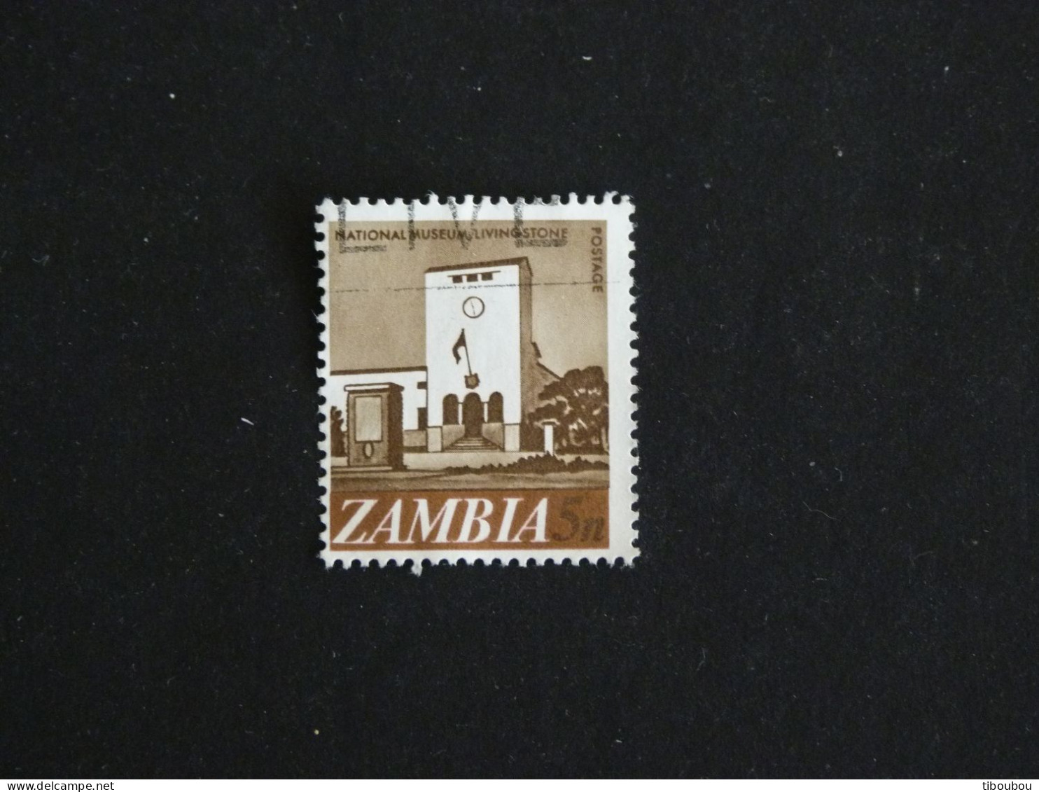 ZAMBIE ZAMBIA YT 42 OBLITERE - MUSEE NATIONAL DE LIVINGSTONE - Zambia (1965-...)