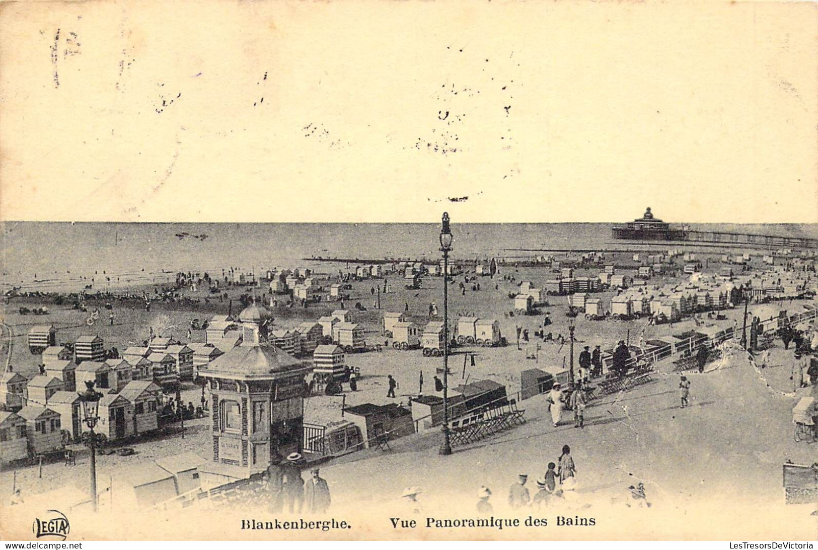 BELGIQUE - BLANKENBERGHE - Vue Panoramique Des Bains - Edit Roland - Carte Postale Ancienne - Blankenberge