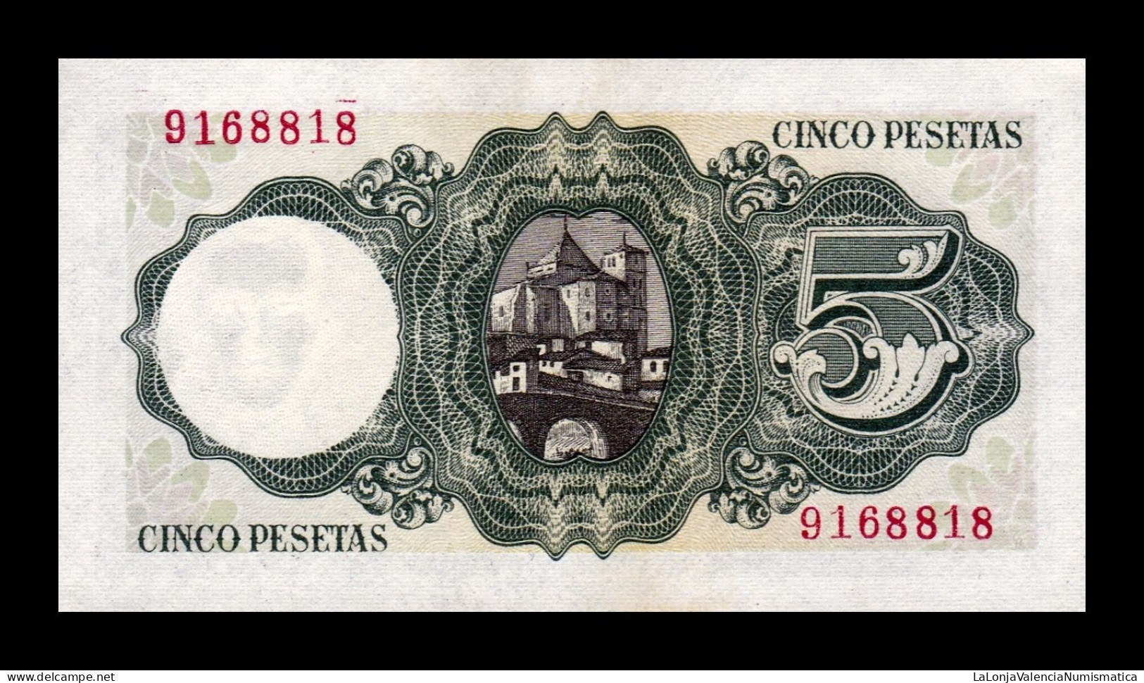 España Spain 5 Pesetas Jaime Balmes 1951 Pick 140 Sin Serie Sc Unc - 5 Pesetas