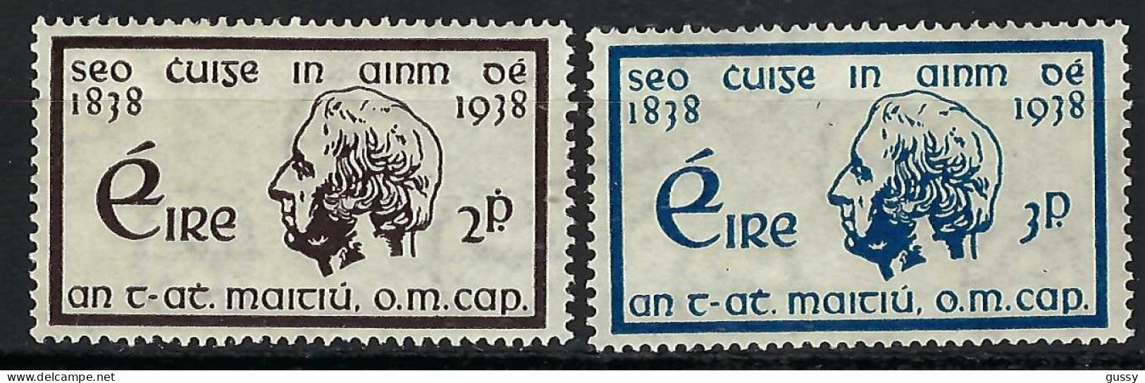 IRLANDE Ca.1937:  Les ZNr. 65-66 Neufs** - Ungebraucht