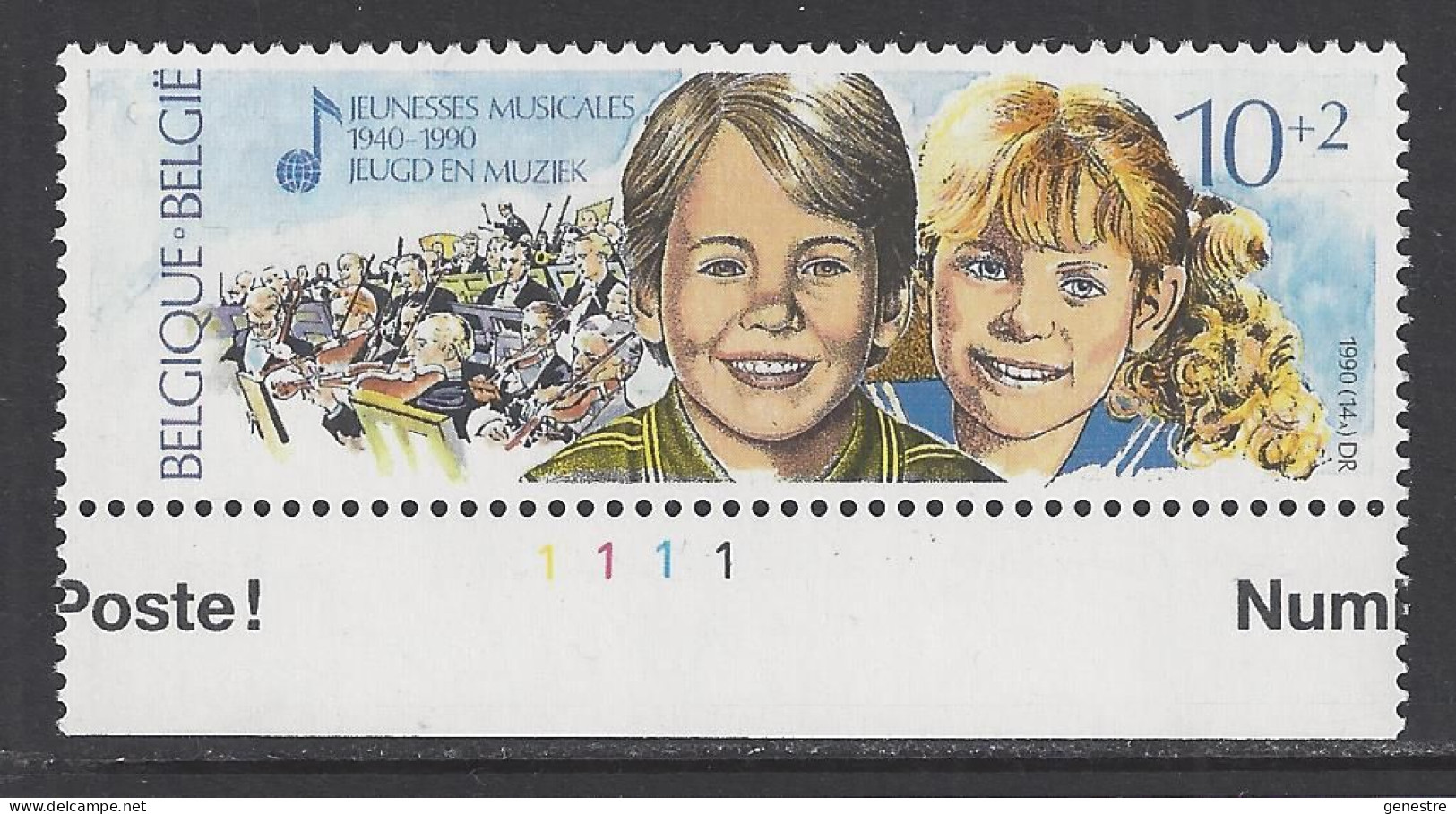 Belgique COB 2387 ** (MNH) - Planche 1 - 1981-1990