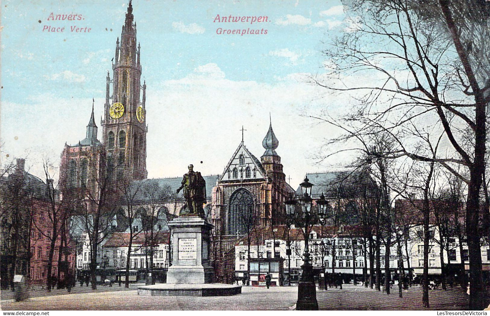 BELGIQUE - ANVERS - Place Verrte - Carte Postale Ancienne - Antwerpen