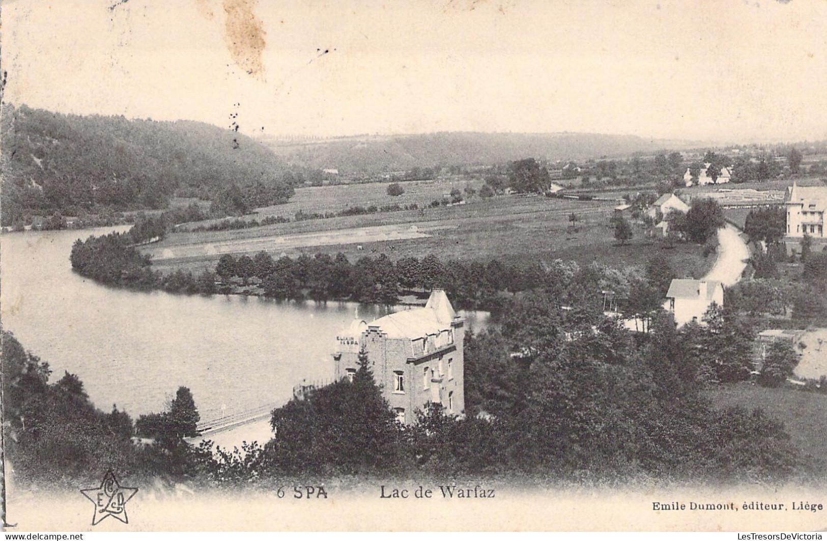 BELGIQUE - SPA - Lac De Warfaz - Carte Postale Ancienne - Spa