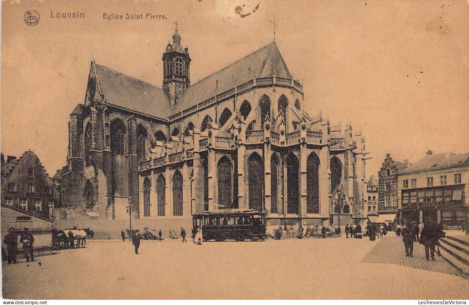 BELGIQUE - LOUVAIN - Eglise Saint Pierre - Carte Postale Ancienne - Leuven