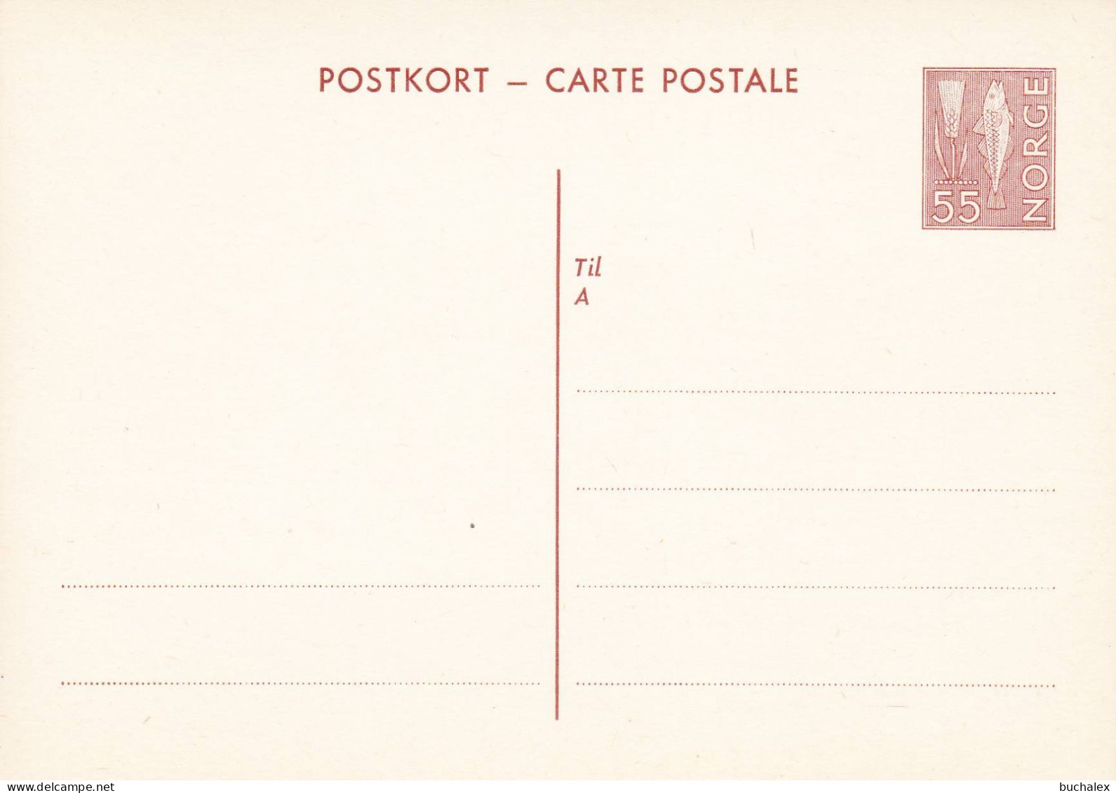 Norwegen Postkort 129 Ungelaufen - Ganzsachen