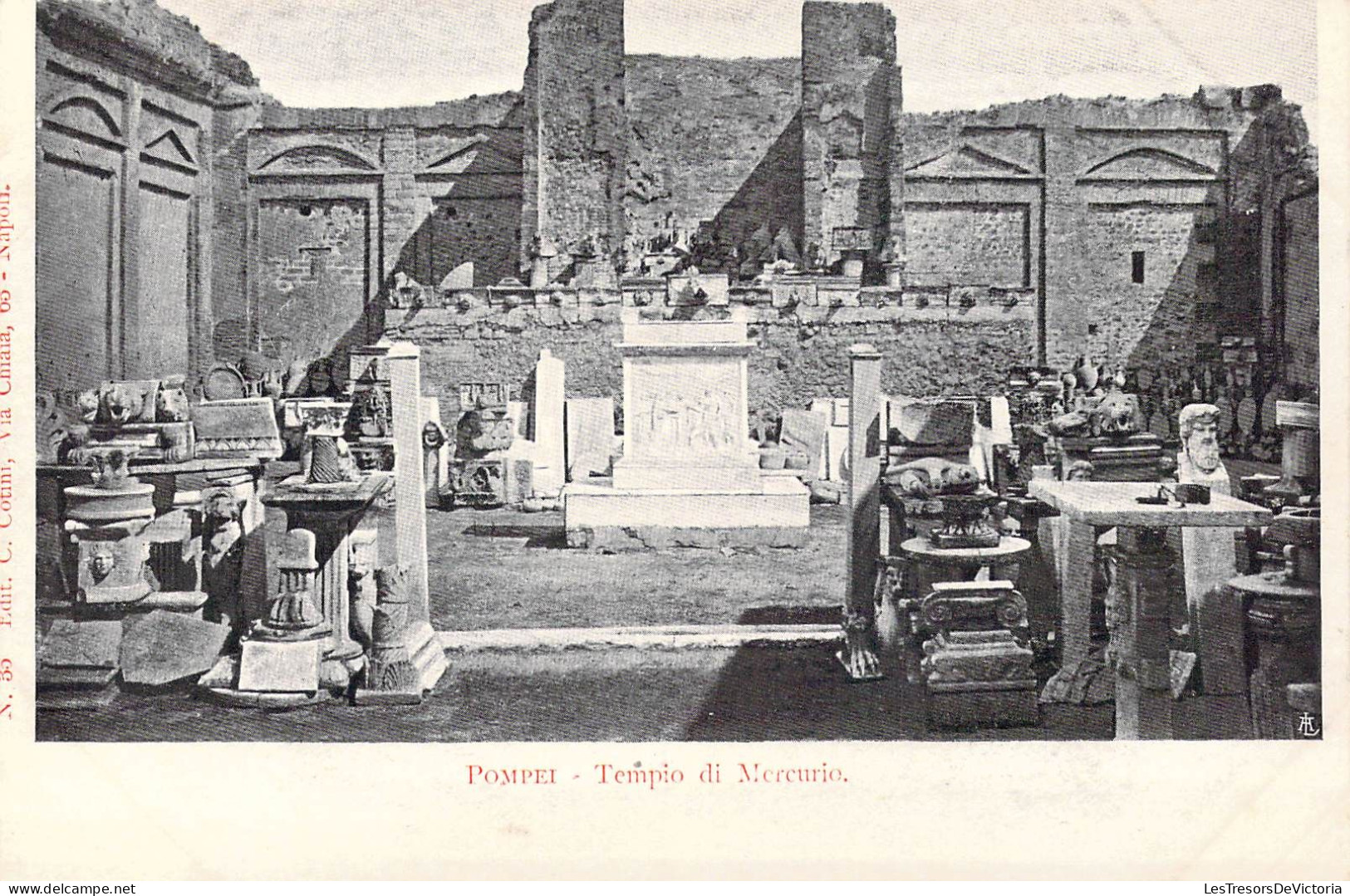 ITALIE - Pompei - Tempio Di Mercurio - Carte Postale Ancienne - Pompei