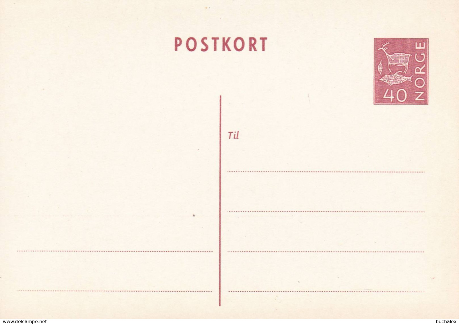 Norwegen Postkort 128 Ungelaufen - Entiers Postaux
