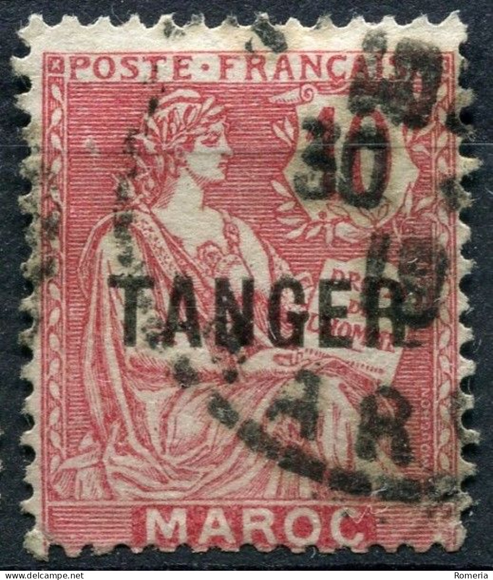 Maroc - 1917 - Protectorat Français - Surcharges TANGER - Yt 80 - 81 - 82 - 83 - 85 - 86 - 87 - 88 - 89 - oblitérés