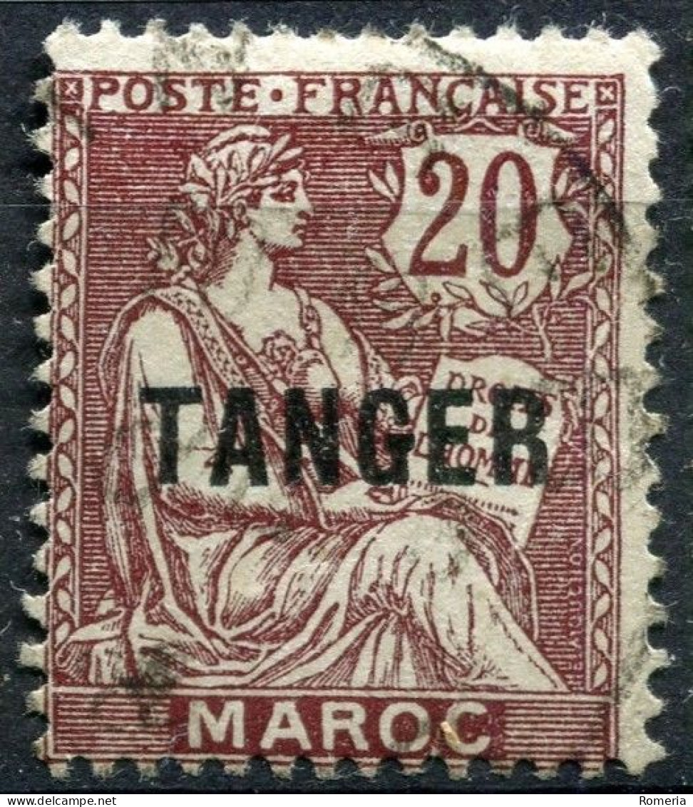 Maroc - 1917 - Protectorat Français - Surcharges TANGER - Yt 80 - 81 - 82 - 83 - 85 - 86 - 87 - 88 - 89 - oblitérés