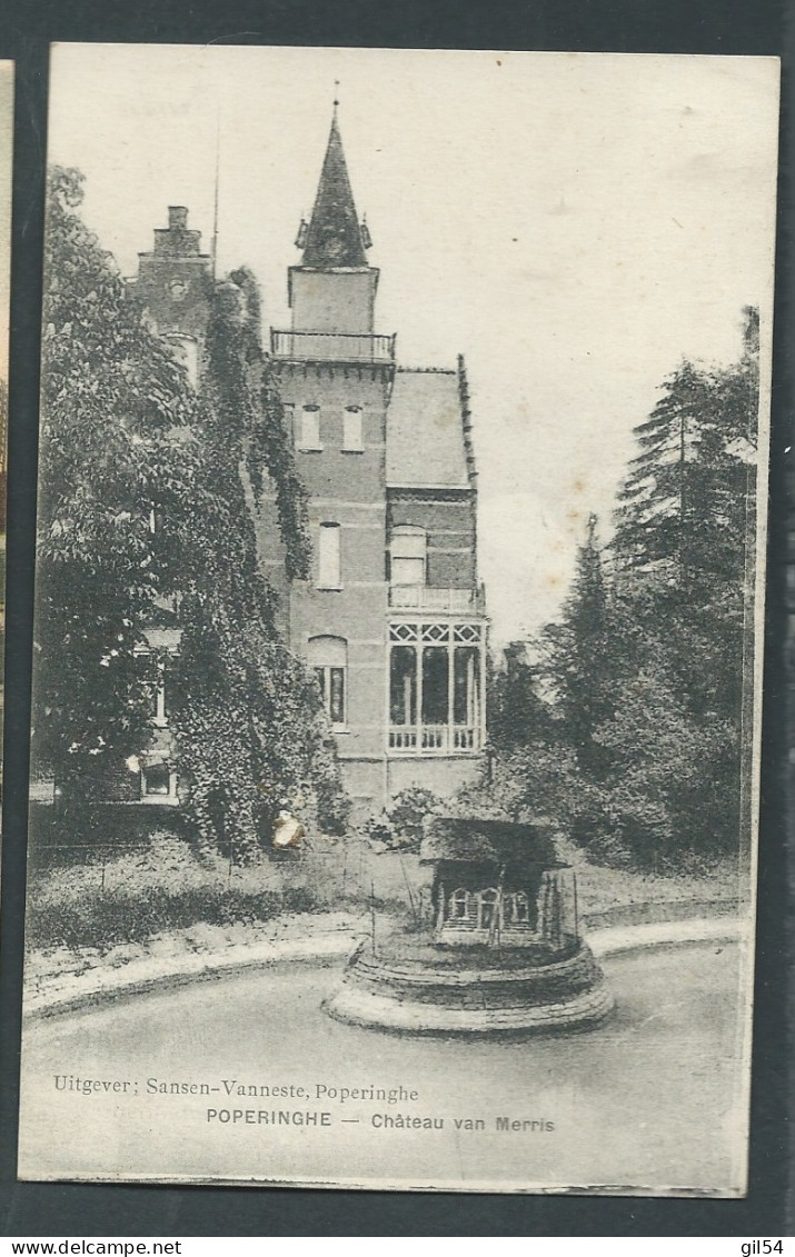 Poperinghe - Chateau Van Merris   ( écrite Au Dos  En 1915)- Gb 20048 - Poperinge