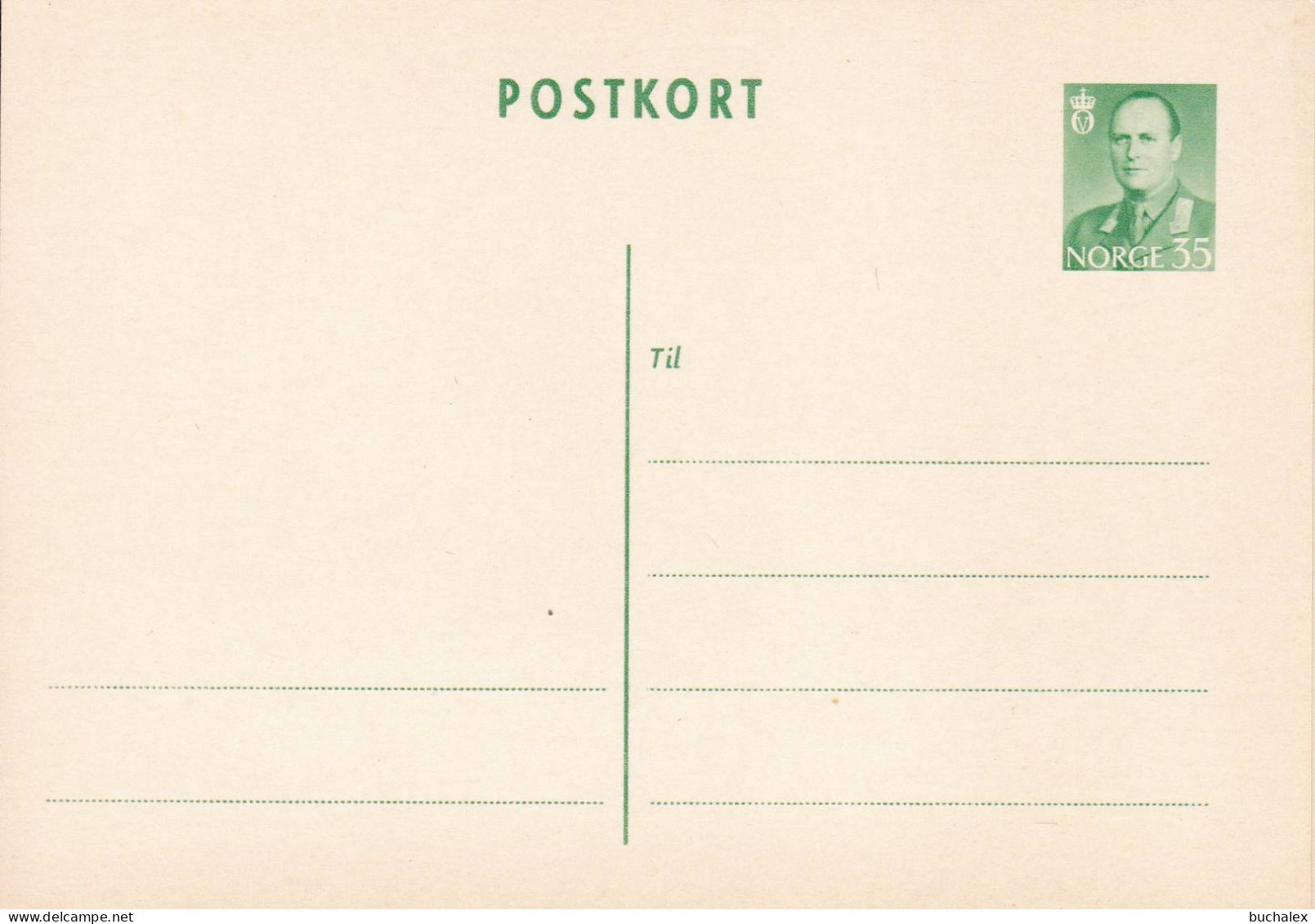Norwegen Postkort P125 Ungelaufen - Entiers Postaux