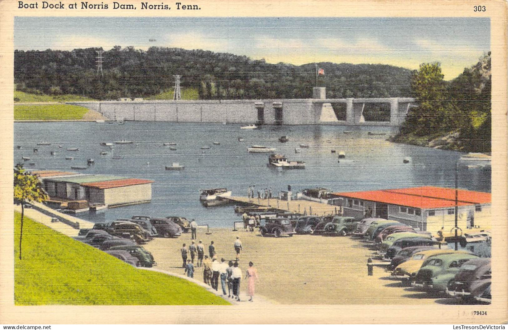 ETATS-UNIS - Tennessee - Boat Dock At Norris Dam - Carte Postale Ancienne - Altri & Non Classificati