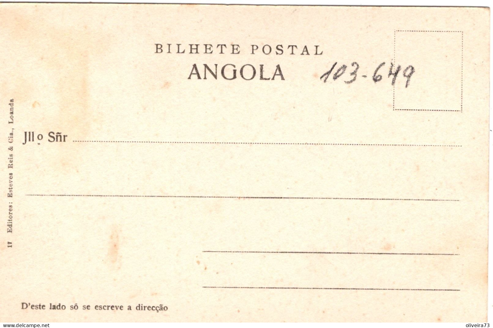 ANGOLA - Congo Português - Uma Feitoria No Rio Chiloango - Angola