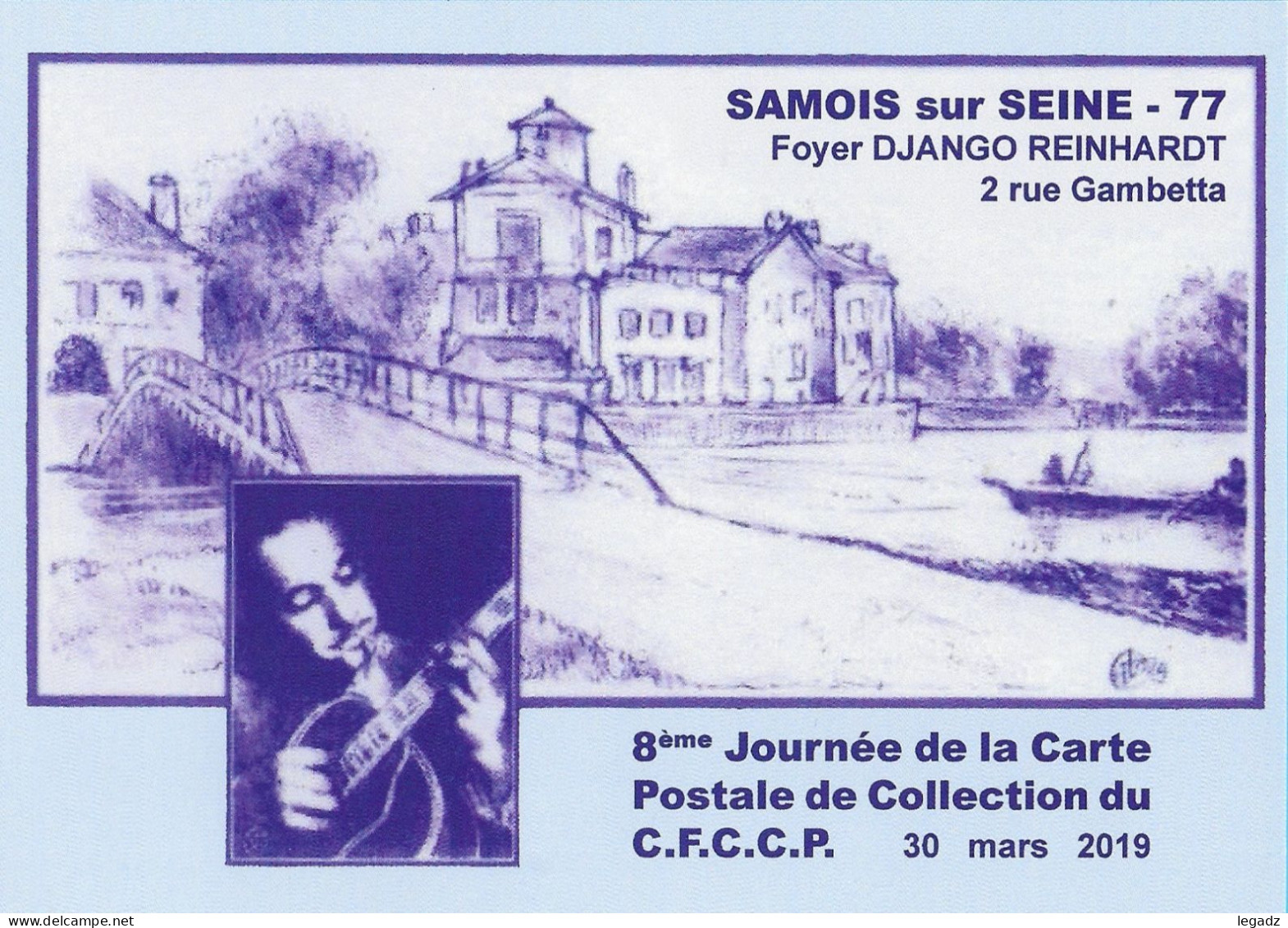 Carte Salon - CFCCP (Géo Thiercy Imagier) - 8eme Journée De La Carte Postale De Collection - Mars 2019 - Collector Fairs & Bourses