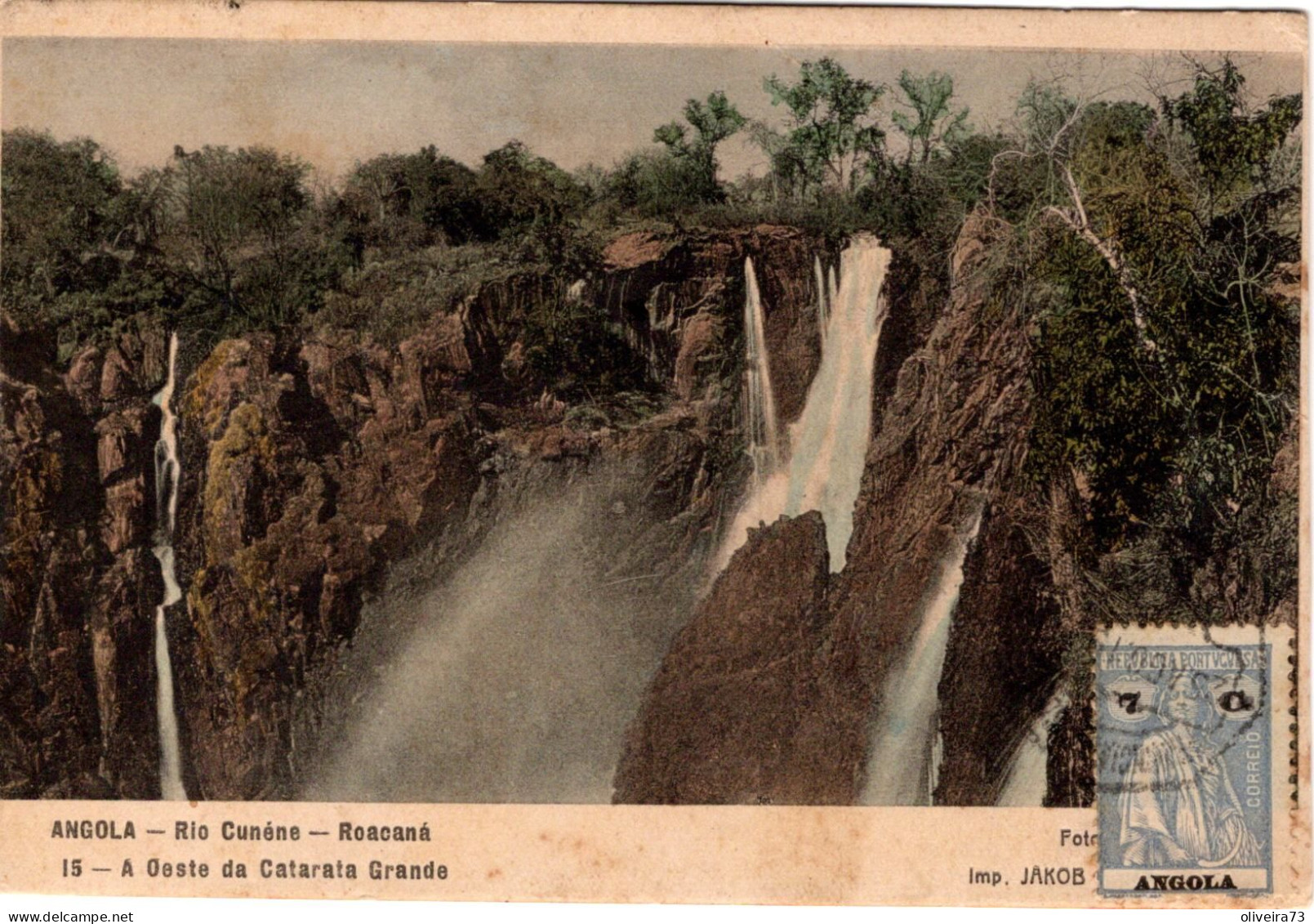 ANGOLA - Rio Cunéne - Roacaná - A Oeste Da Catarata Grande - Angola