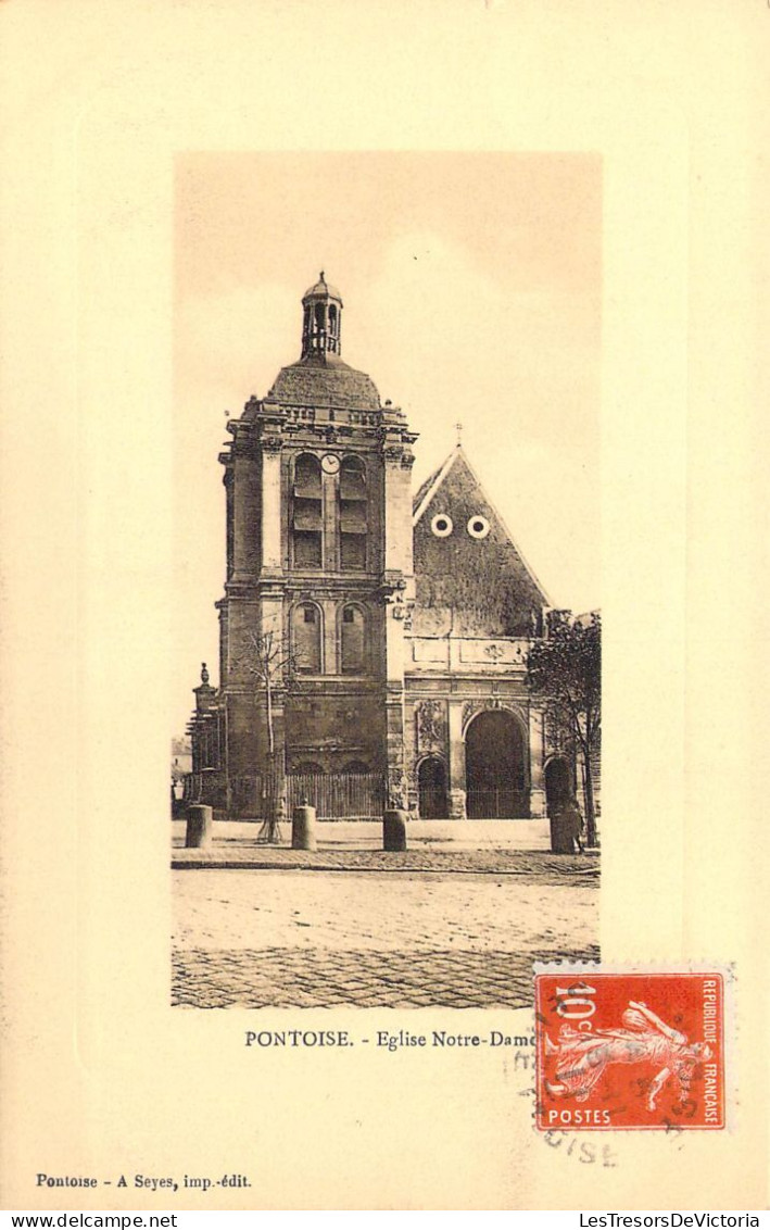 FRANCE - 95 - Pontoise - Eglise Notre-Dame - Carte Postale Ancienne - Pontoise