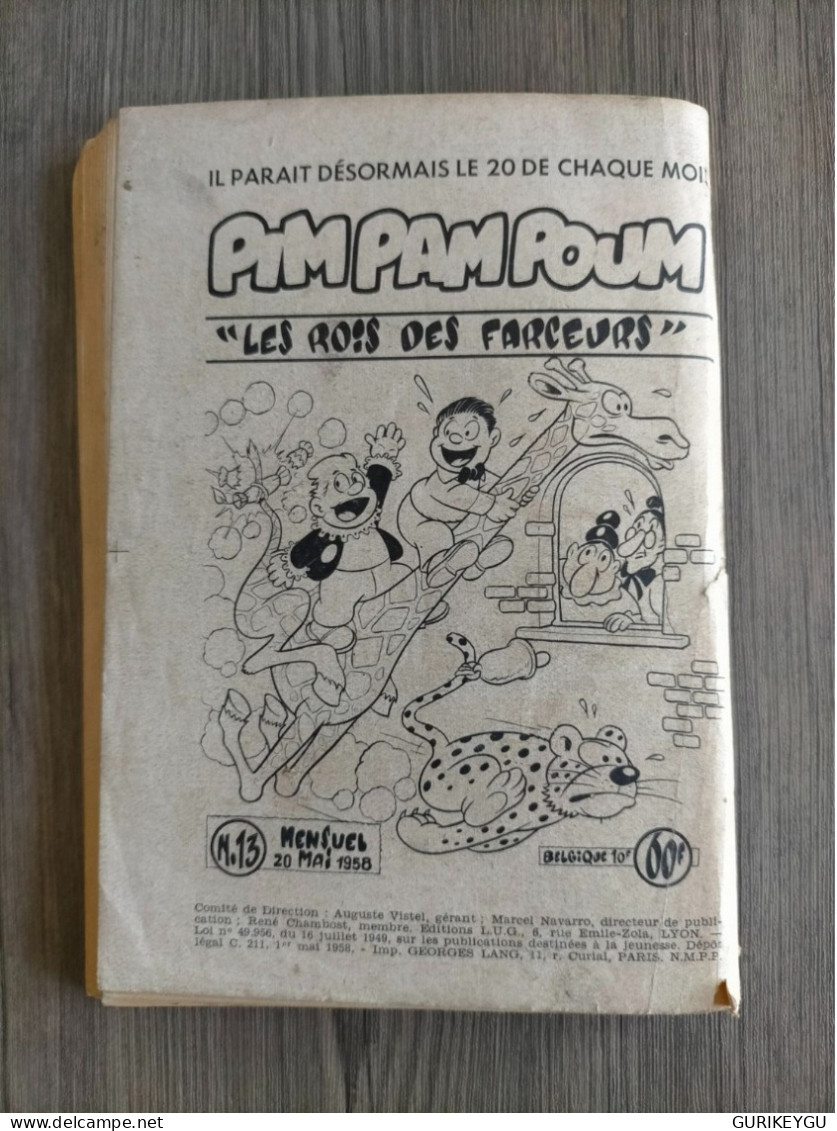 FOX  N° 45 LUG 01/05/1958 La Pénicilline Sur 4 Pages Couverture De DAMY - Lug & Semic